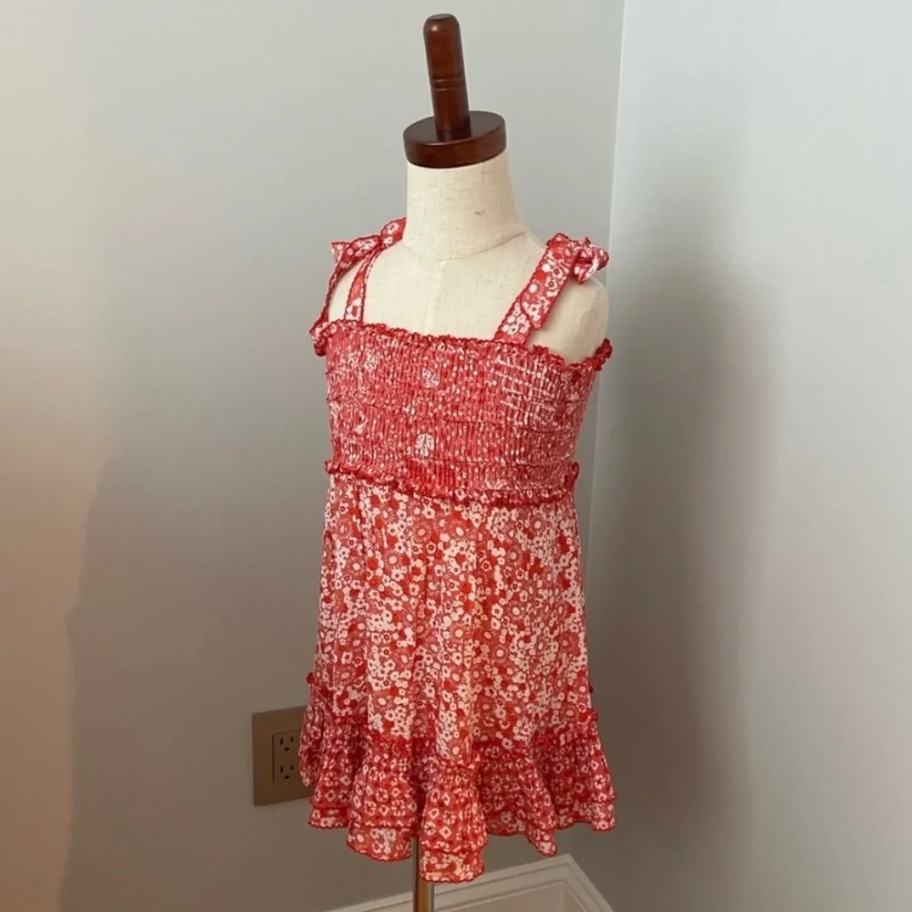POUPETTE ST. BARTH TODDLER GIRL SMOCKED SUN DRESS